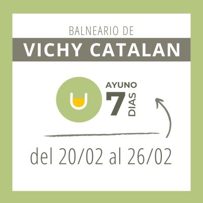 Retiro Vichy Catalan 7 días - 20/02 al 26/02