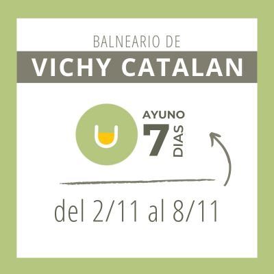 Retiro Vichy Catalan 7 días - 2/11 al 8/11