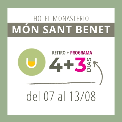 Retiro Mon Sant Benet 4 días y 3 días online – 7 al 13 de agosto de 2027